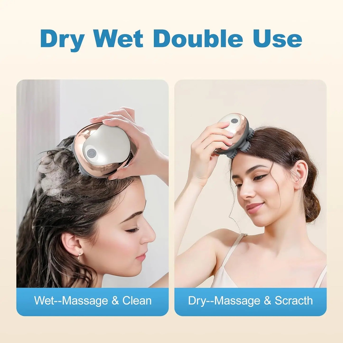 ScalpEase™ – Elektrisk Skalpmassager & Huvudkliare