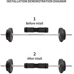 Skivstångsskydd gym – tjock vaddering för knäböj & styrketräning