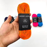 Vaxade skridskosnören – slitstarka ishockey skosnören