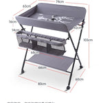 Höj- & sänkbart skötbord – 3 nivåer