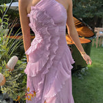 Elegant Off-Shoulder klänning – Öppen Rygg