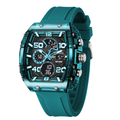 ChronoSquare – fyrkantig herrklocka med dual display