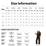 2-delat set dam – kortärmad topp & vida byxor