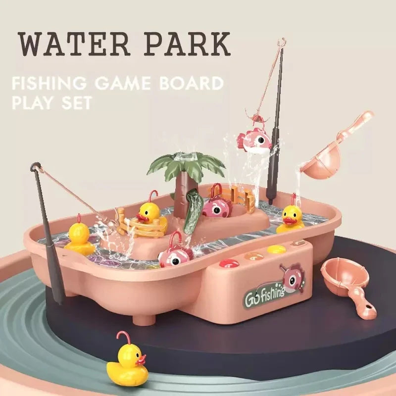 Elektriskt fiskespel med musik & ljus – 21 delar interaktiv lek