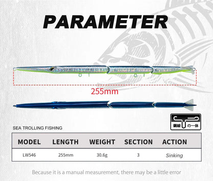 Fiskedrag – Hunthouse 255 jointed swimbait havsöring & seabass
