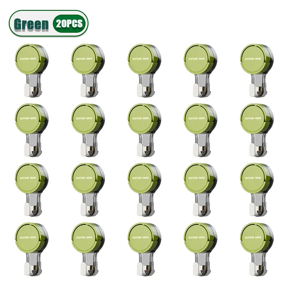 SugKrok™ – 1-30-pack Vakuumkrokar för Badrum & Kök