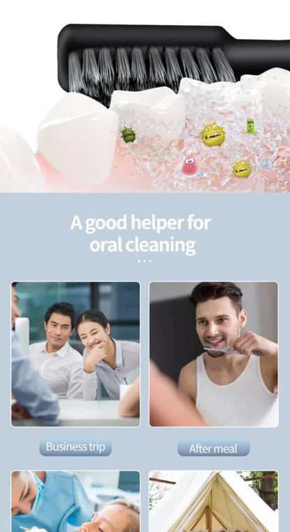 MiniTravelToothbrush™ – Kokoontaitettava hammasharja läpinäkyvässä muodossa