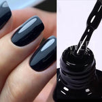 Nagellack gel set – 2x8ml svart & vitt UV/LED soak-off lack