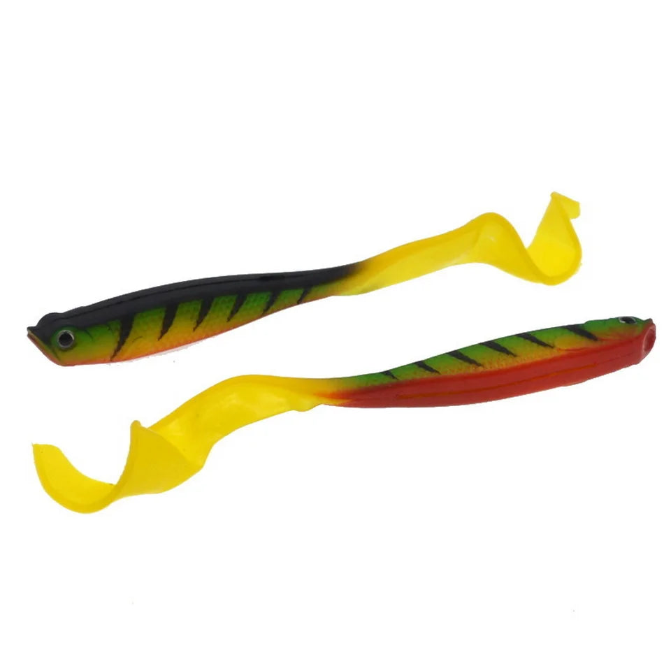 Swimbait – 12,5 cm T-tail mjukjigg för abborre & gädda