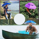 Sateenvarjohattu – kokoontaitettava sateelta ja auringolta suojaava hattu kalastukseen ja rannalle