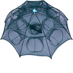 Fiskefälla – hopfällbart nät med 4–24 ingångar