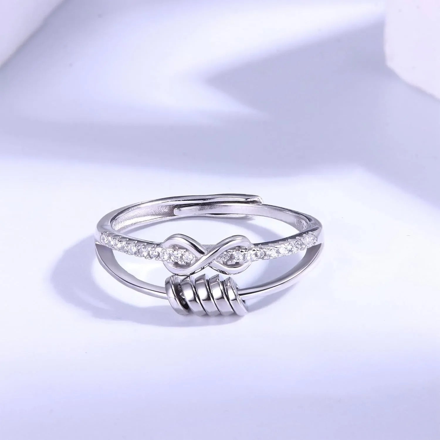 Snurrpärla ring – mot oro