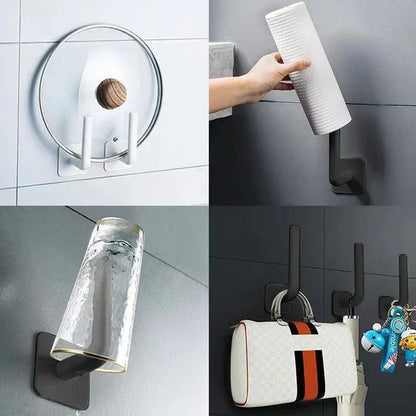 Självhäftande krokar (2/4-pack)