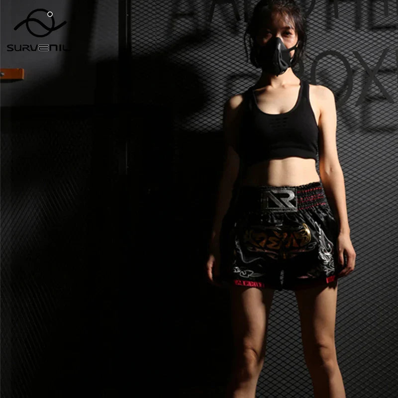 Muay Thai shorts – broderade kickboxningsshorts för vuxna & barn