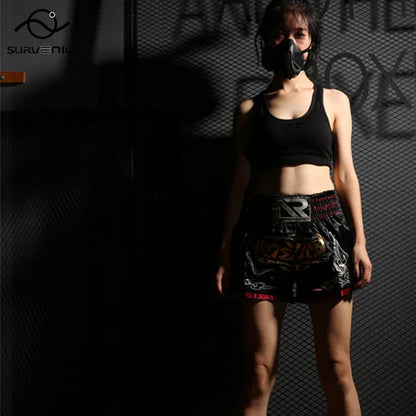 Muay Thai shorts – broderade kickboxningsshorts för vuxna & barn