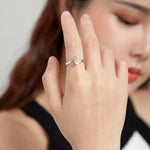 Kärleksring – öppen handdesign