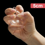 Genomskinliga plastkulor – fyllbara julgransdekorationer & festornament