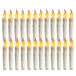 LED stearinljus med timer & fjärrkontroll – fladdrande låga