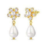 Eleganta örhängen – hoops med stjärnor, månar & pärlor