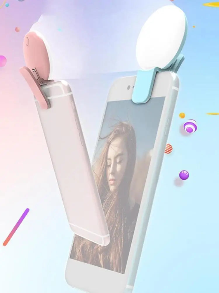 USB Selfie Ringlampa med Klämma