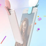 USB Selfie Ringlampa med Klämma