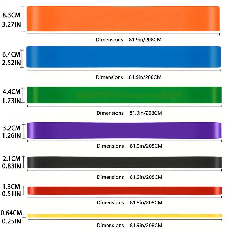 Motståndsband 20–230 lbs – tungt träningsband för styrka
