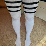 Långa Mjukstrumpor i Plus Size för Träning & Dans