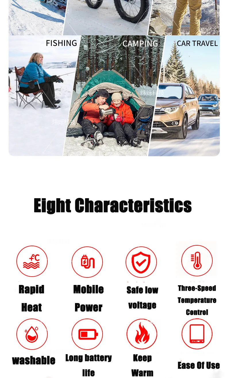 Uppladdningsbara Värmestrumpor – Vinterkomfort