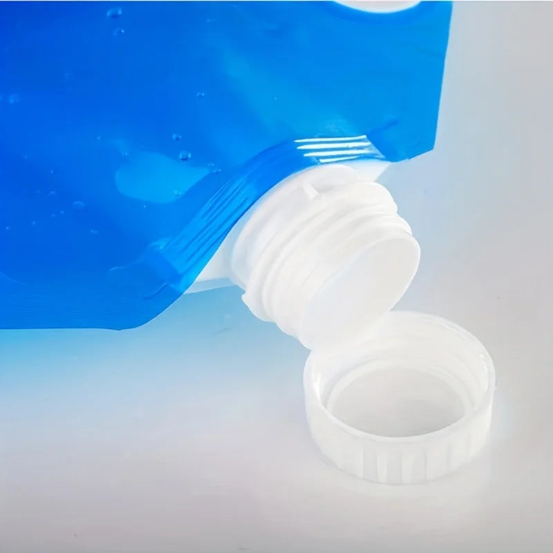 Hopfällbar vattenbehållare – 5/10 liter vattendunk för camping & nödsituationer