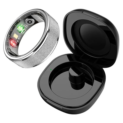Smart ring – sömn & hälsomonitor med laddfodral