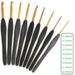 Virknålar med silikongrepp – set för virkning & stickning