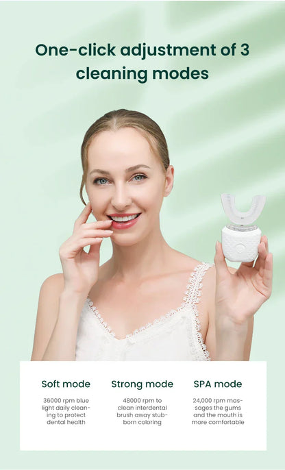 U-Brush™ – Elektrisk Tandborste med 360° Rengöring