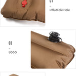 Retkeilyilmapatja 9 cm pumpulla