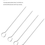 Grillset med spett – fyrkantigt grillställ för ugn & utomhusgrillning