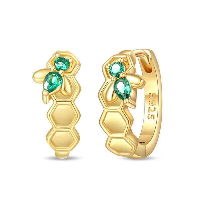 Eleganta örhängen – hoops med stjärnor, månar & pärlor