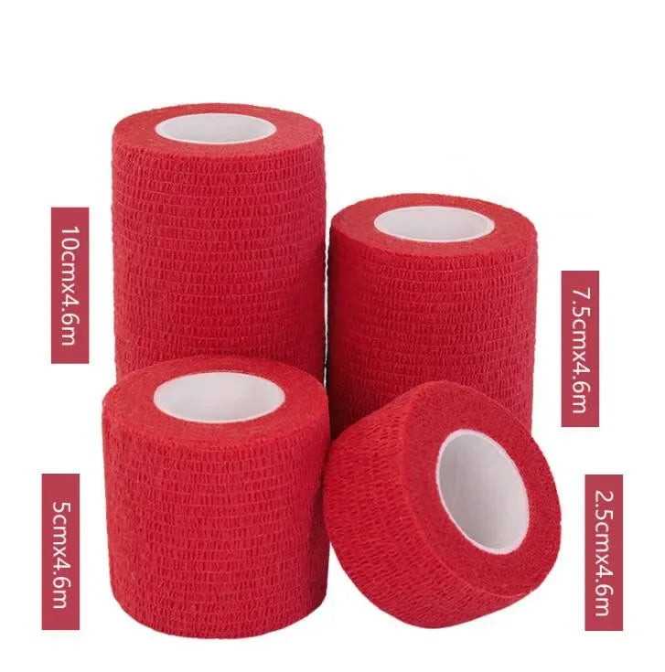 Självhäftande sporttejp – elastisk bandage för knä, finger & fotled