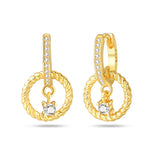 Eleganta örhängen – hoops med stjärnor, månar & pärlor