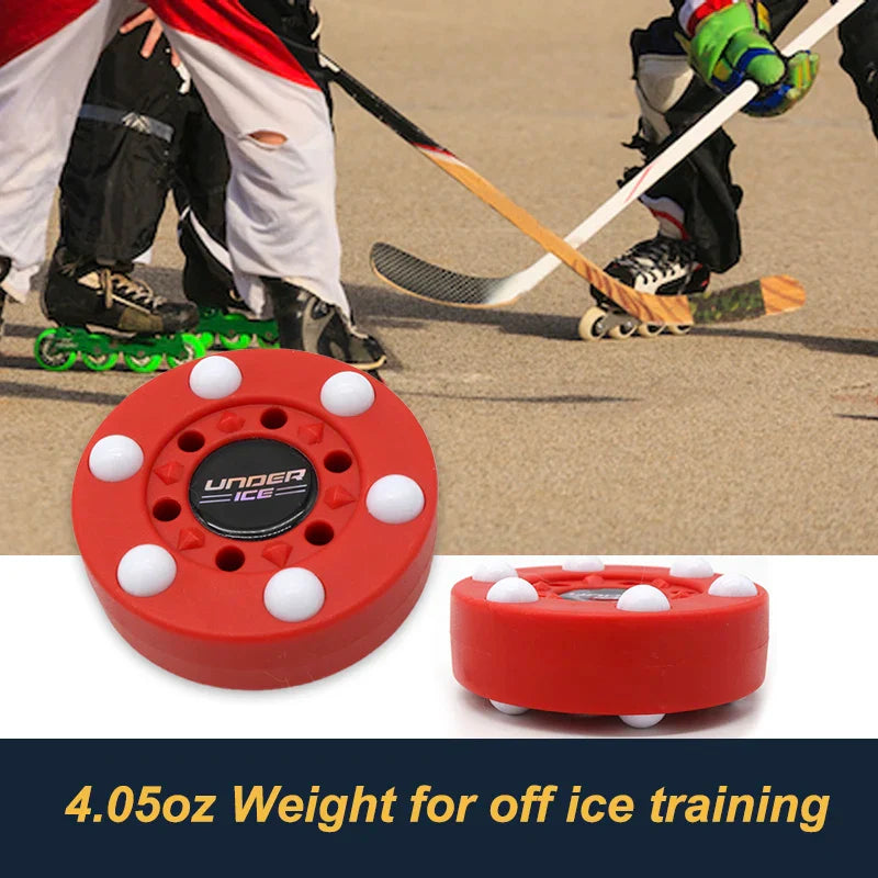 Jääkiekon harjoituskiekko – muovikiekko tekniikkaharjoitteluun