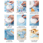 Interaktiv kattleksak – gömma & söka mus med fjäder & ljud