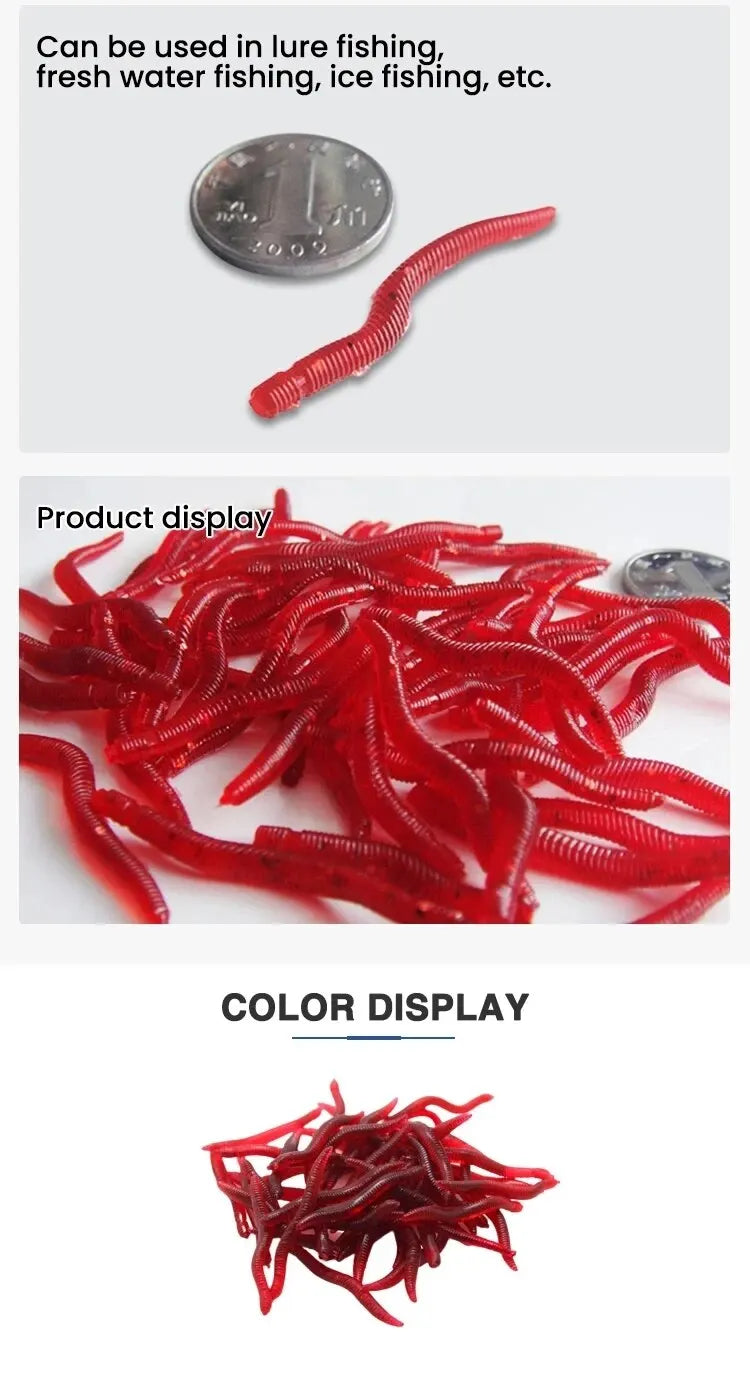 Mjuka beten – röda maskar med doft för fisk