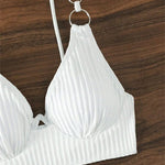 Bikini – push-up brasiliansk bikini med hög midja