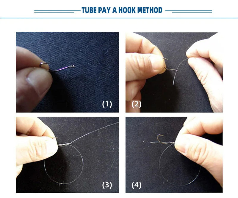 Fiskekrokar set – 1000 st starka krokar med hullingar
