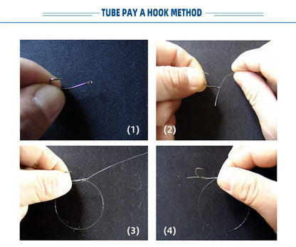 Fiskekrokar set – 1000 st starka krokar med hullingar