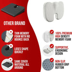 Ergonomisk Sittkudde i Memory Foam – Bekväm Stolskudde för Kontor & Studier