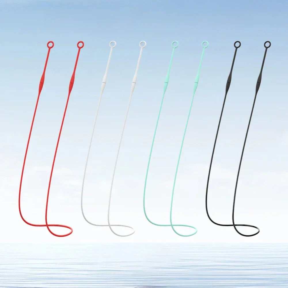 Silikon snöre för öronproppar – magnetisk hållare, antiglid