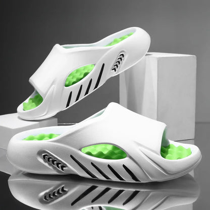 Herrsandaler – halkfria sommar-/badtofflor unisex