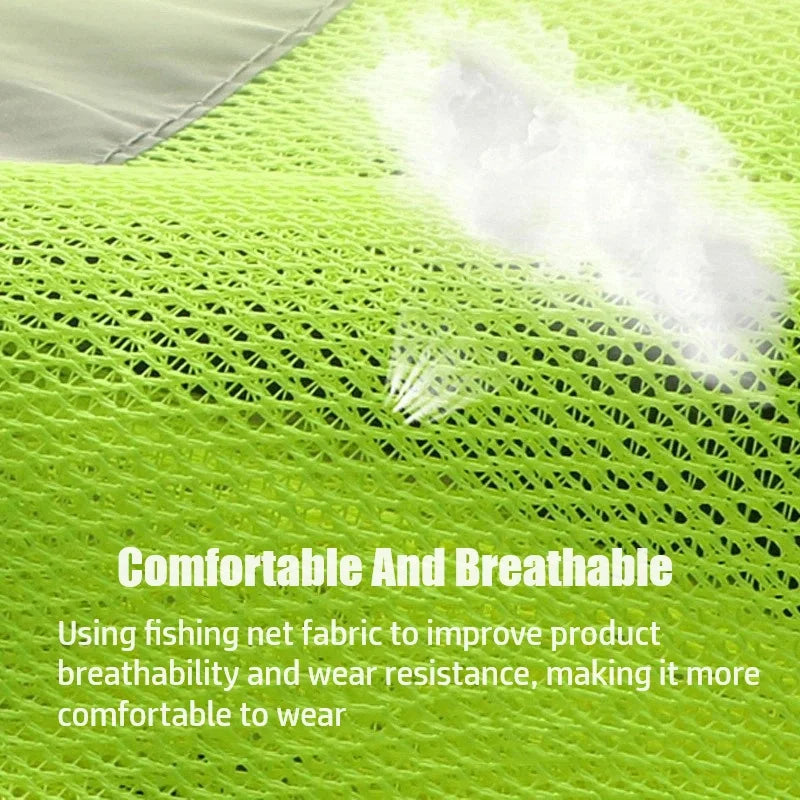 Säkerhetsväst för Sommar – Reflex & Fickor