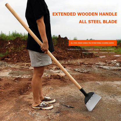 Ogrässkyffel i metall 30 cm – rostfri trädgårdsskyffel för mossa & ogräs