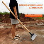 Ogrässkyffel i metall 30 cm – rostfri trädgårdsskyffel för mossa & ogräs