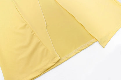 Sommarklänning – axelbandslös festklänning med slits